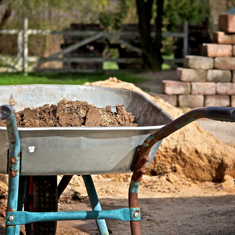 Inertinės medžiagos statybos darbams 